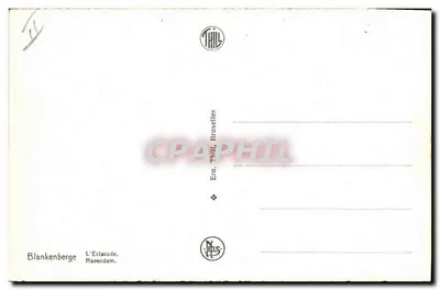 L'Éclade — Blankenberge — Editore Ern. Thill, Bruxelles — Verso