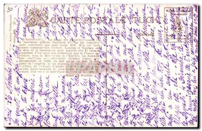 Infantaria francesa — Exército Francês — Tuck — Verso