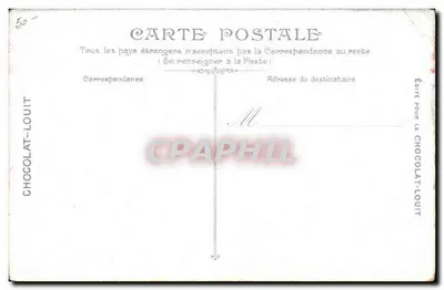 Infantaria. Uma camarim — n° 3608 — Verso
