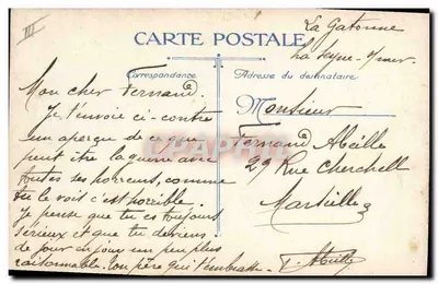 Batalha da Marne — Germigny-l'Évêque — T. Sako — Verso
