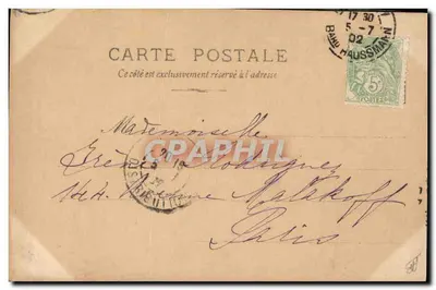 Weibliches Motiv in prächtigem Kleid — Émile de Girardon, La Presse — S.I.P. Paris — Rückseite