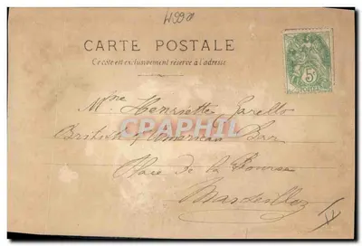 Temat: Kobieta w stroju epoki — Figaro Illustré — S.I.P. — Luty 1902 — Rewers