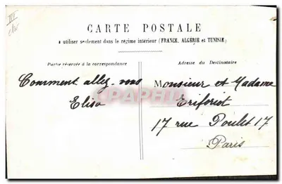 Stara pocztówka Journaux Journal La Croix Enfants Bebes — Rewers