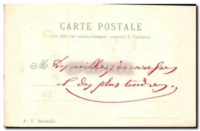 Echte wensen — 1904 — P. V. Marseille — Achterkant