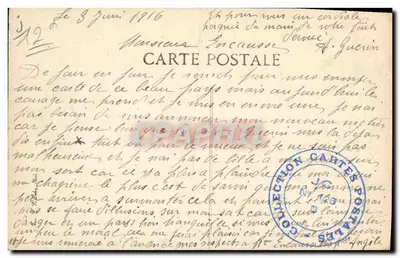Zbieranie winogron w Champagne — Robe-culottes w wysokich winoroślach — Wydawca CPD, n°10 — Rewers
