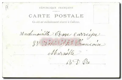 Le Puy — monumentalna fontanna Crozatier — Cliché M. Q., rep. int. N° 7 — Rewers