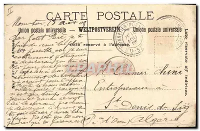 Paysage alpin avec vaches — éditeur Milka Suchard — Verso