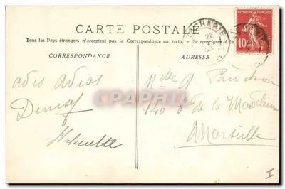 La Sainte-Baume - Duży Dąb — Fototypia E. Lacour, Marsylia, nr 3258 — Rewers