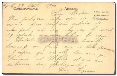 Al louville-Bellefosse — O Grande Carvalho — Editor não identificado, n° de série 10 — Verso
