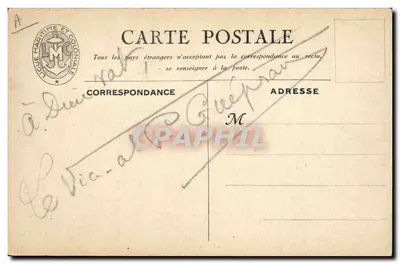 A Divisão Guépratte nos Dardanelos — E. Chambrelent et C° - Paris — Verso