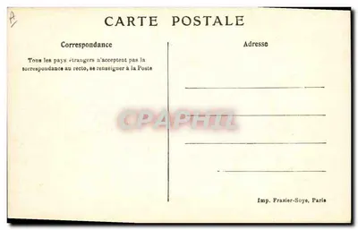 De Franse Marine — 10. Chalands — Ligue Maritime Française, 8, Rue La Boétie, Parijs — Achterkant