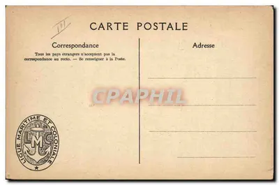 Marinha Militar — Couraçados de Esquadra — Ligue Marítima e Colonial Francesa, Paris — Verso