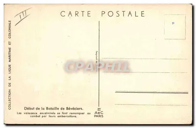 Battaglia di Bévéziers — Inizio della battaglia navale — L. Haffner — Verso