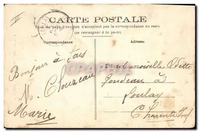 Arredores de Arcachon — O Sémaphore — Coleção V. Faure — Verso