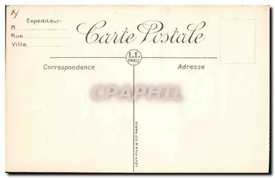 Marseille — Zamek If — Molo i widok na Marseille — LL — Rewers