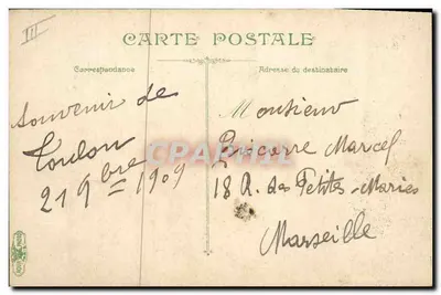 Artillerie. Aanval in de regio Toulon — uitgever L. P. 3715 — Achterkant
