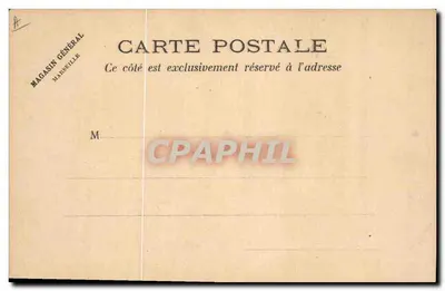 Áustria — Império Austro-Húngaro — Magasin Général, Marselha — Verso