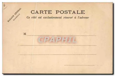Ungheria — bandiera e stemma reale con ritratto femminile — Magasin Général, Marsiglia — Verso