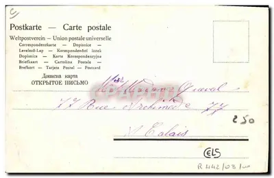 Épernay — Caves da Maison C. Gauthier & C° — Preparação das garrafas para expedição — Verso