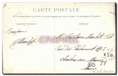 Cúpula de Moët & Chandon — Épernay — Fot. Em. Choque, Imp.-Ed. Épernay — Verso