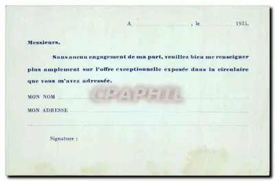 Frigidaire — 149, Rue de Rome — Marsiglia (B.-du-R.) — Verso