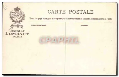 Crianças cantando o Hino Nacional dos Estados Unidos — Chocolat Lombart, Paris — Verso
