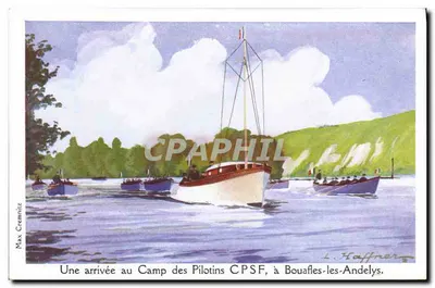 Chegada ao Camp dos Pilotins CPSF — Bouafles-les-Andelys — L. Haffner