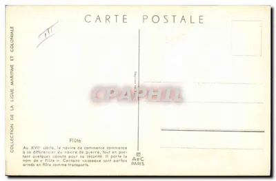 Navio a vela — Flûte — L. Kollmeyer — Verso