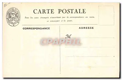 O Cruizer "Foch" — ilustração marítima — editor E. Chambéont et C°, Paris — Verso