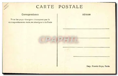 Hải quân Pháp — Tàu buồm dài tầm xa — Liên đoàn Hải quân Pháp, số 8, đường La Boétie, Paris — Mặt sau