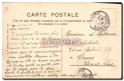 Giroflée — Gedicht en bloemen — K.F. Éditeurs, Parijs, Serie 635 — Achterkant