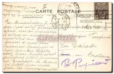 Le Havre — wyjazd jachtu. W tle, Flève — G.P., Le Havre — Rewers