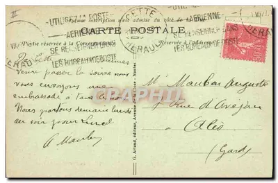 CETTE — La Tourette i Môle — G. Arland, wydawca — Rewers