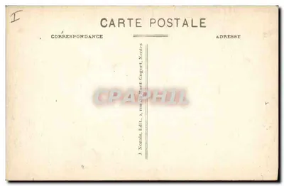 LES SABLES-D'OLONNE — Widok morza na skałach Chaume — J. Nozals, Edit. Nantes — Rewers