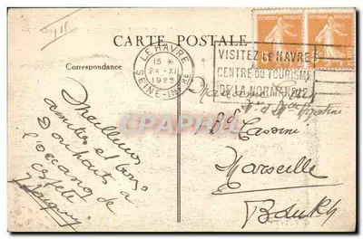 Sainte-Adresse — Moloce Hève — G. F. Le Mèvre — Rewers