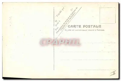 Dieppe — O Farol de Ailly — V.P. Paris, N° 43 — Verso