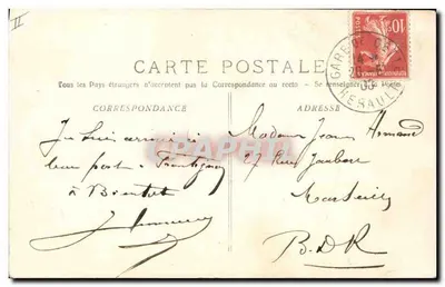 O Novo Farol - Cetate - Editor L. Lagueur, Marselha, n°4026 — Verso