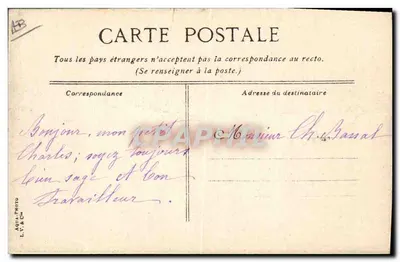 Toulon. Marina Francese. Esercizio con la rivoltella al Petit-Rong. — Verso