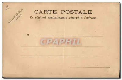 Emblema mexicano — mulher com véu — Magasin Général Mainville — Verso