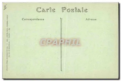 Pałac w Versailles — Pokój Ludwika XV, zegar — JND Hoe. — Rewers