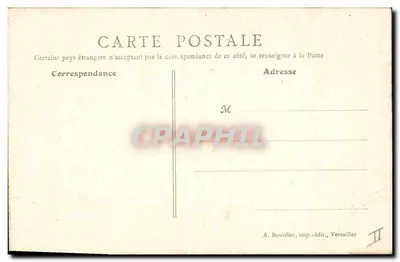 Versailles — Pałac Grand Trianon — Zegar Imperium — Rewers