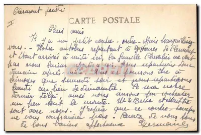 In Corrèze — Scena di strada con due donne e un uomo — Editore: 53 — Verso