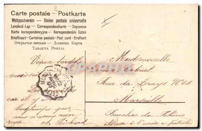 Violetas e pombas — Boas festas — editor não identificado, número de série não visível — Verso