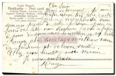 Violets em um pote — Boa Ano — editor desconhecido — Verso