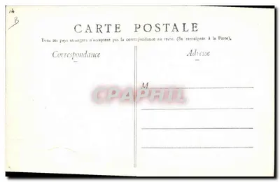 Champagne Montebello — Remoção — Fot. Ro. Shaqua, Imp. Sait, Lagny-sur-Marne — Verso