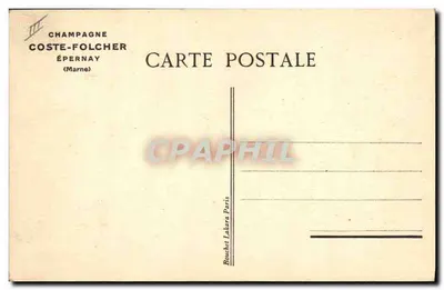 Champagne COSTE-FOLCHER - Vins sur pupitres - Épernay — Verso