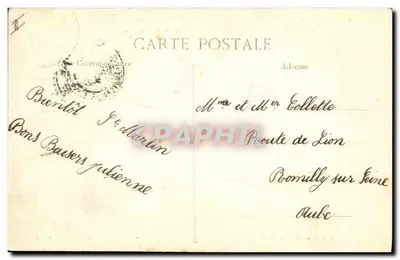 A Glaneadora — Sociedade Francesa de Seguros Mutualistas sobre a VI — editor La Glaneuse, 136 rue de Rivoli, Paris — Verso