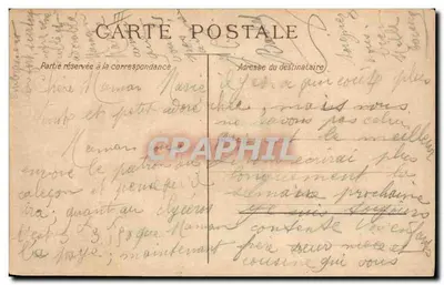 Crianças e filhotes — publicidade para C. Cotte — Marselha — Verso