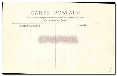 Sezanne — Vista da Igreja — Cartas Postais Artísticas — Verso