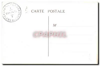 Czarodziejka i dziecko przed lustrem — Korsety "AU CACHET" — Wydawca: La Simplice / La Minerve — Rewers